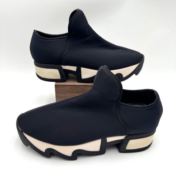 iRi Black and White Neoprene Sneaker Size 39 - Picture 1 of 10